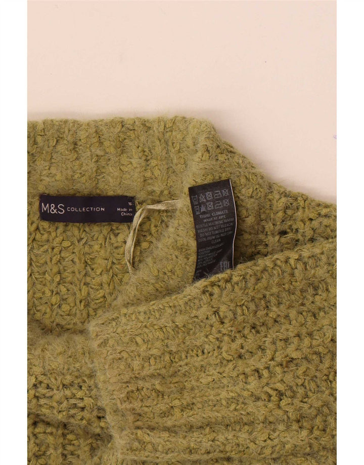 Marks & Spencer Damen-Pullover mit Rollkragen, Gr. 40, Khaki