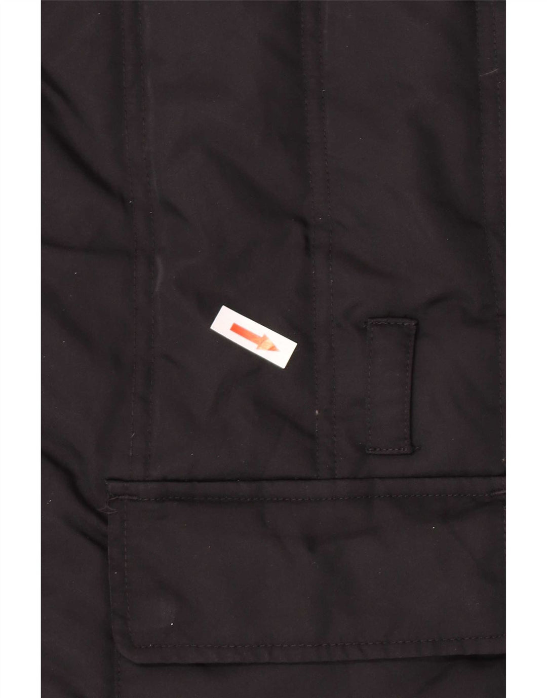 Tommy Hilfiger Damen Wattierte Jacke UK 16 Large Schwarz Nylon