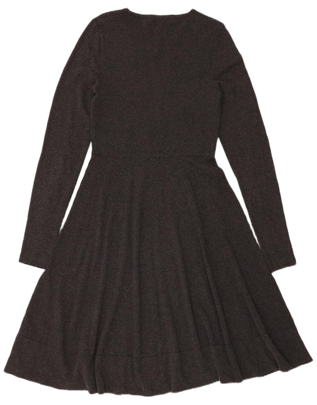FRENCH CONNECTION Womens Long Sleeve Jumper Dress UK 12 Medium Grey