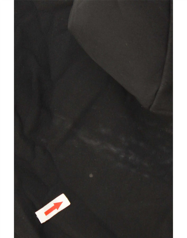 Calvin Klein Jeans Wattierte Jungenjacke mit Kapuze, 13–14 Jahre, schwarzes Polyester