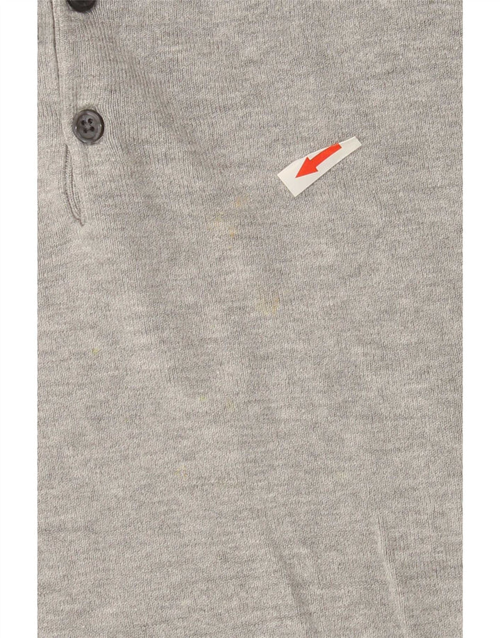 Zara Herren Poloshirt Mittelgrau