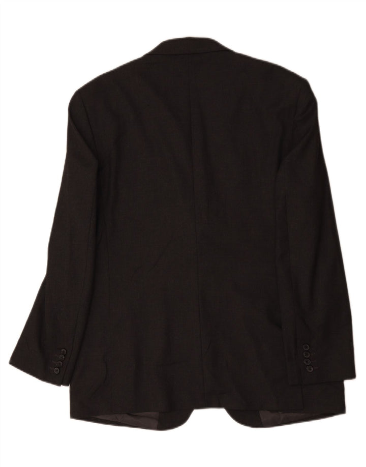 Marks & Spencer Herren-Blazer mit 2 Knöpfen, Gr. 42, Größe L, Grau, Polyester