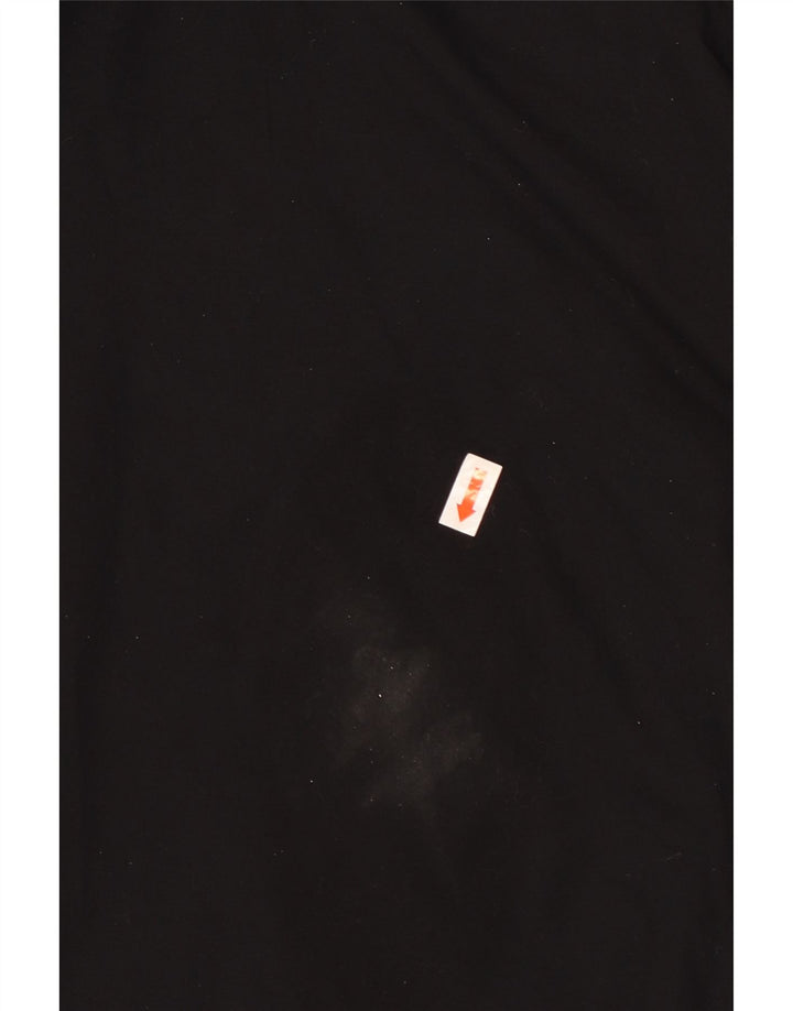 ZARA Damen Übergroßes Hemd UK 18 XL Schwarz