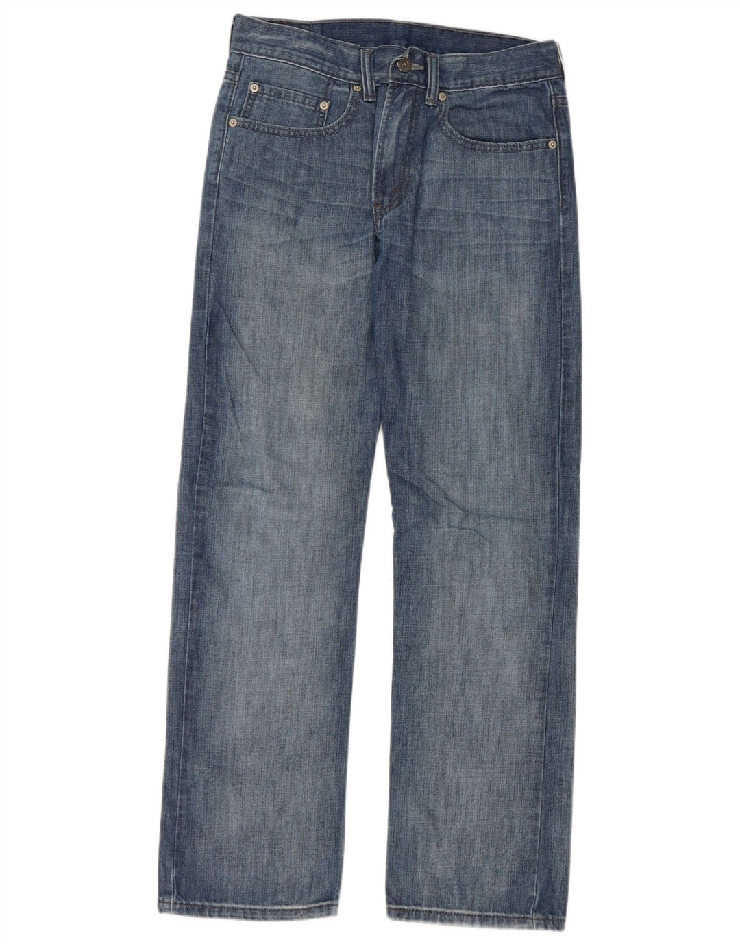 LEVI'S Herren 514 Straight Jeans W28 L28 Blaue Baumwolle