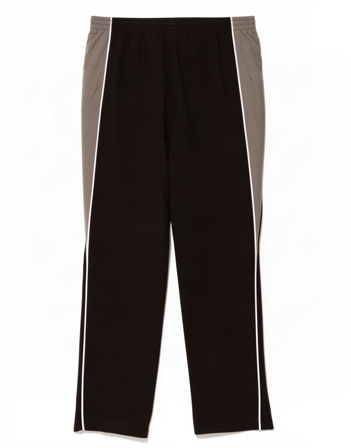 Puma Herren-Trainingshose XL, schwarzes Colourblock-Polyester