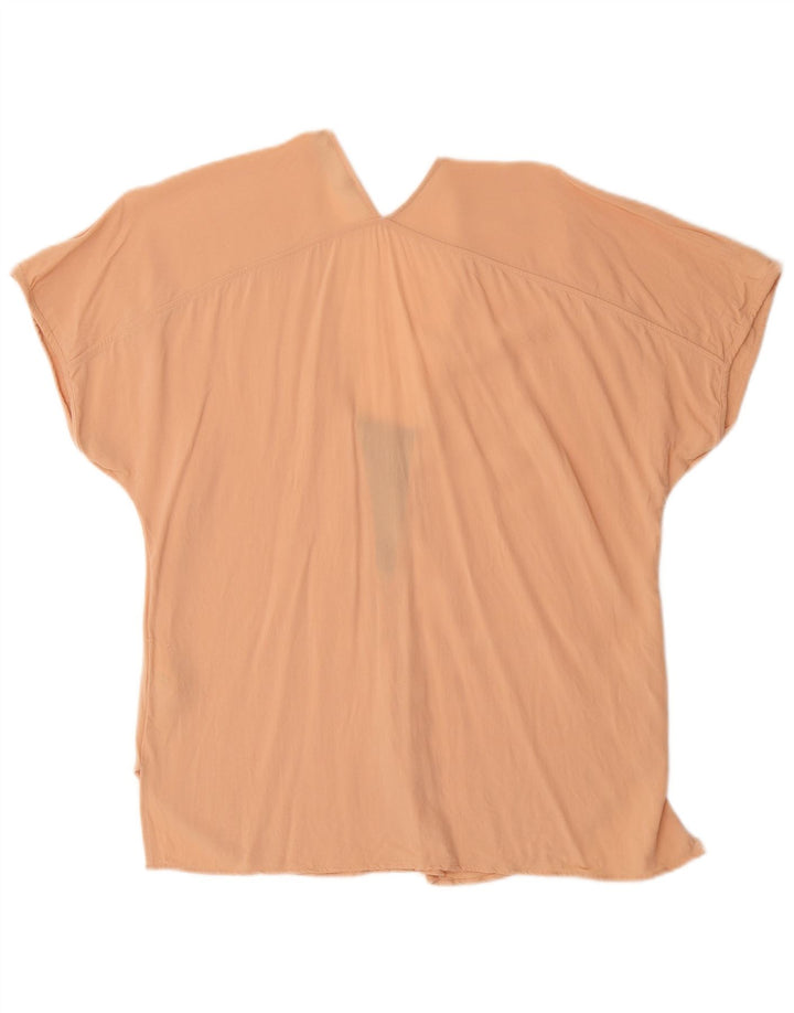 Zara Damen-Blusenoberteil, Gr. 44, Größe L, Rosa, Viskose