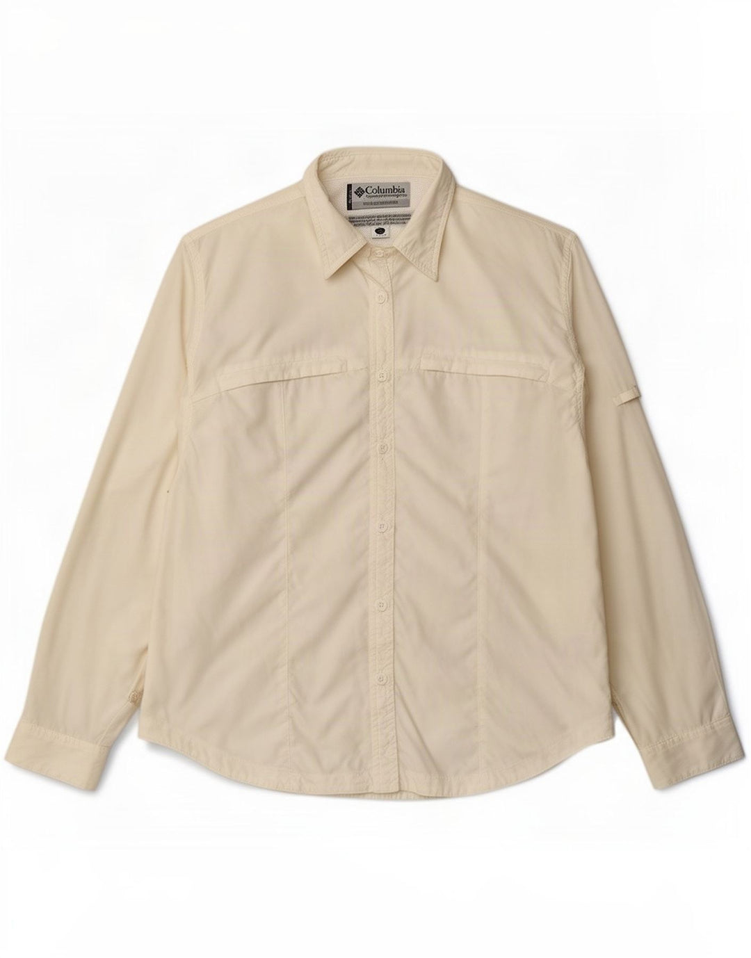 Columbia Damen-Hemd UK 16 Large aus weißem Nylon