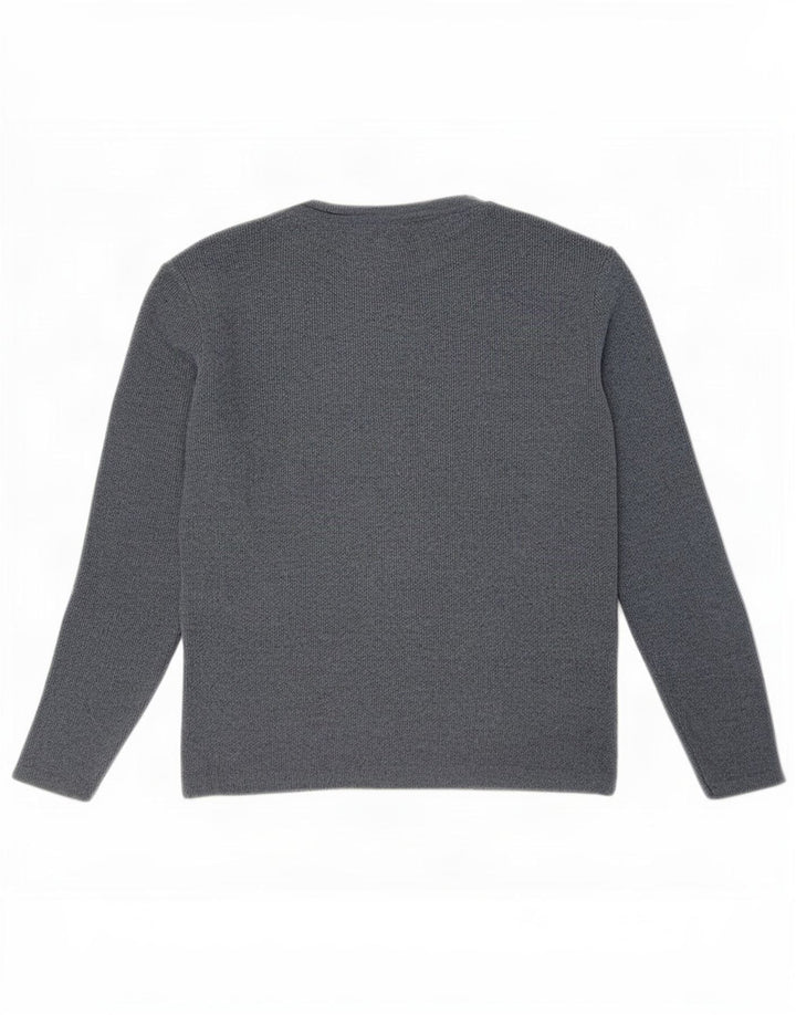 Zara Damen-Blusenoberteil, Gr. 10, klein, blau gefleckt