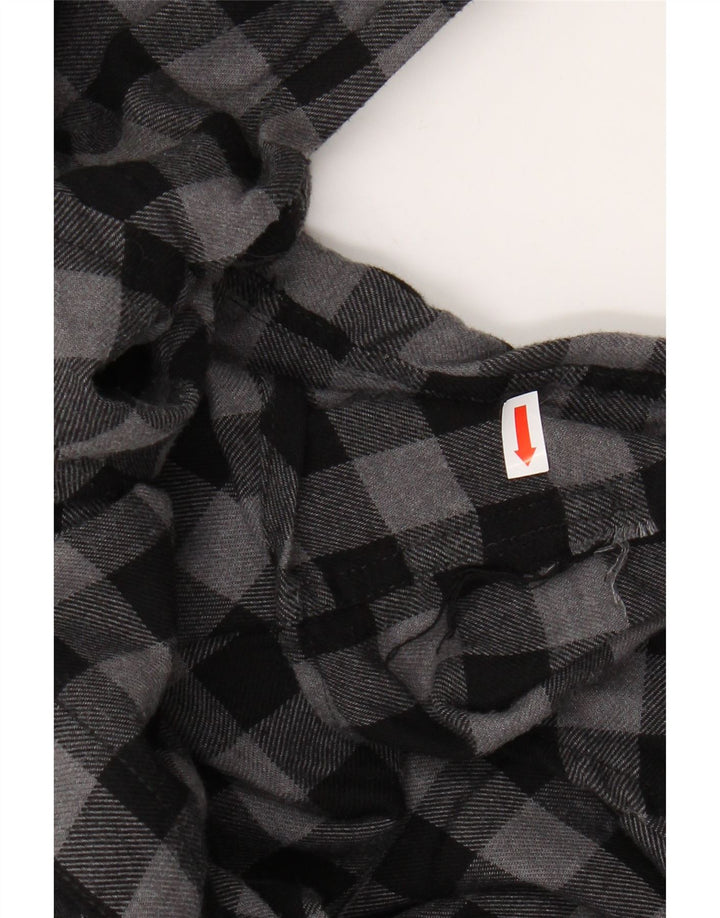 IZOD Herren Flanellhemd 2XL Grau kariert