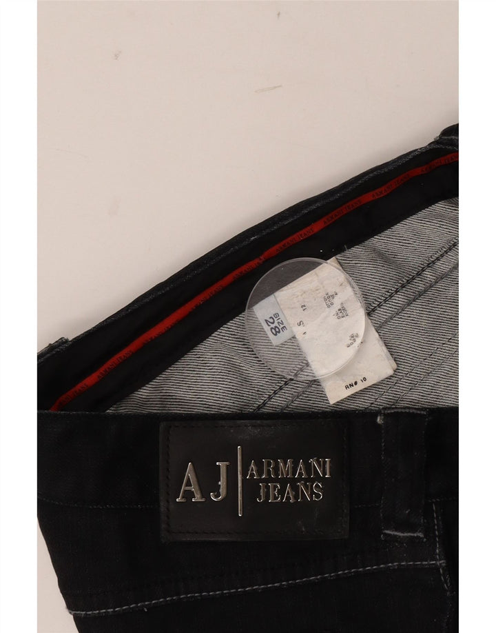 Armani Damen Skinny Jeans W28 L34 Schwarz