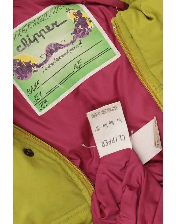 CLIPPER Wattierte Herrenjacke EU 48 Mittelgrünes Polyester