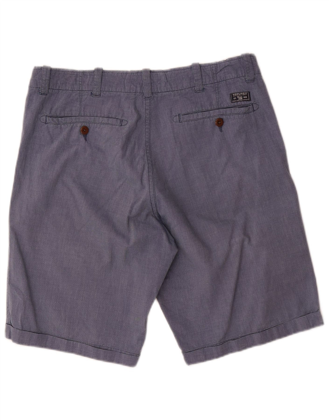 Woolrich Herren Chinoshorts W31 mittelblaue Baumwolle