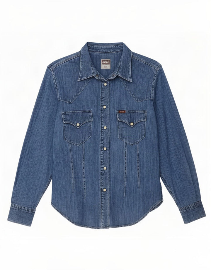 Rifle Damen Jeanshemd UK 16 Large Blau
