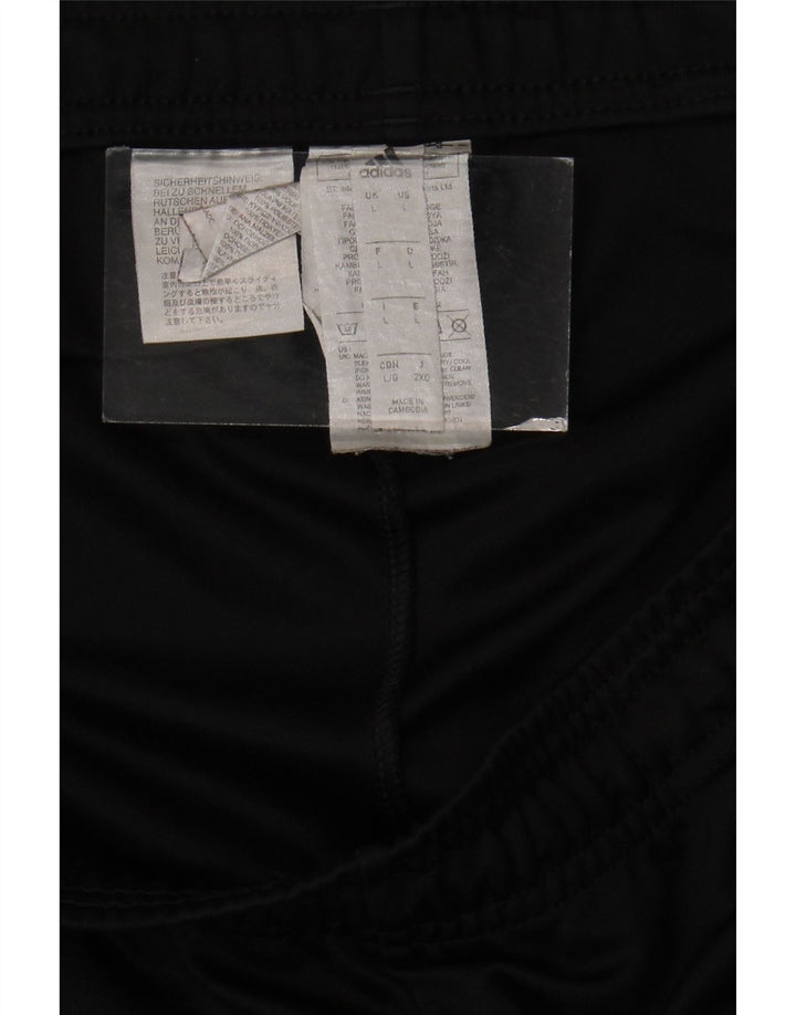 ADIDAS Herren-Trainingshose, groß, aus schwarzem Polyester