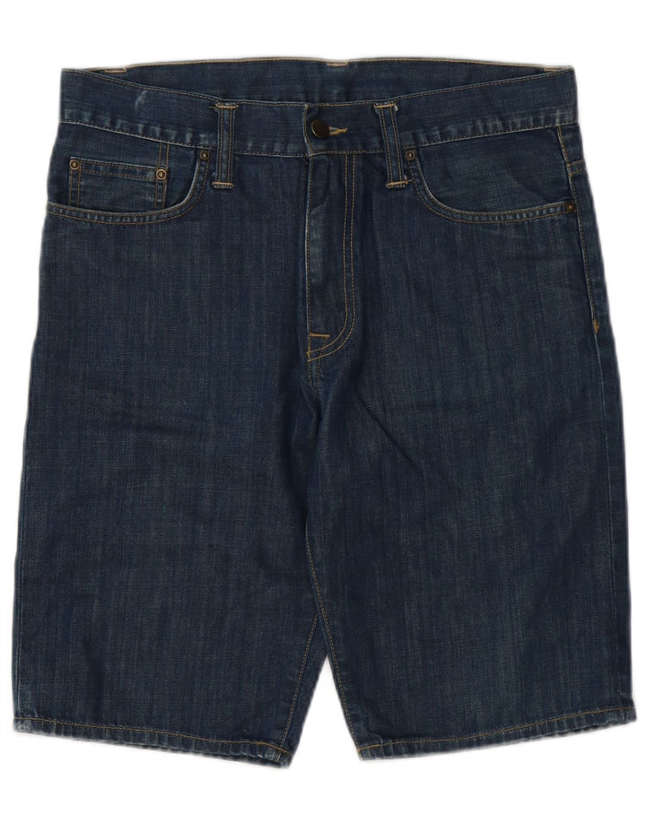 Carhartt Herren Jeansshorts W30 mittelblaue Baumwolle