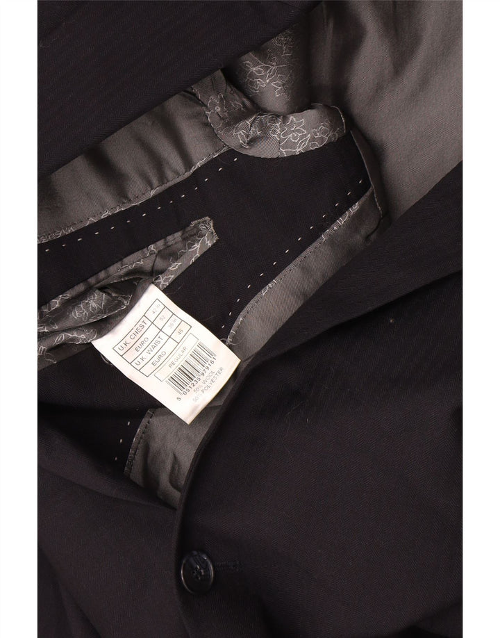 Pierre Cardin Herren-Blazer mit 2 Knöpfen, UK 42, XL, Marineblau, Polyester