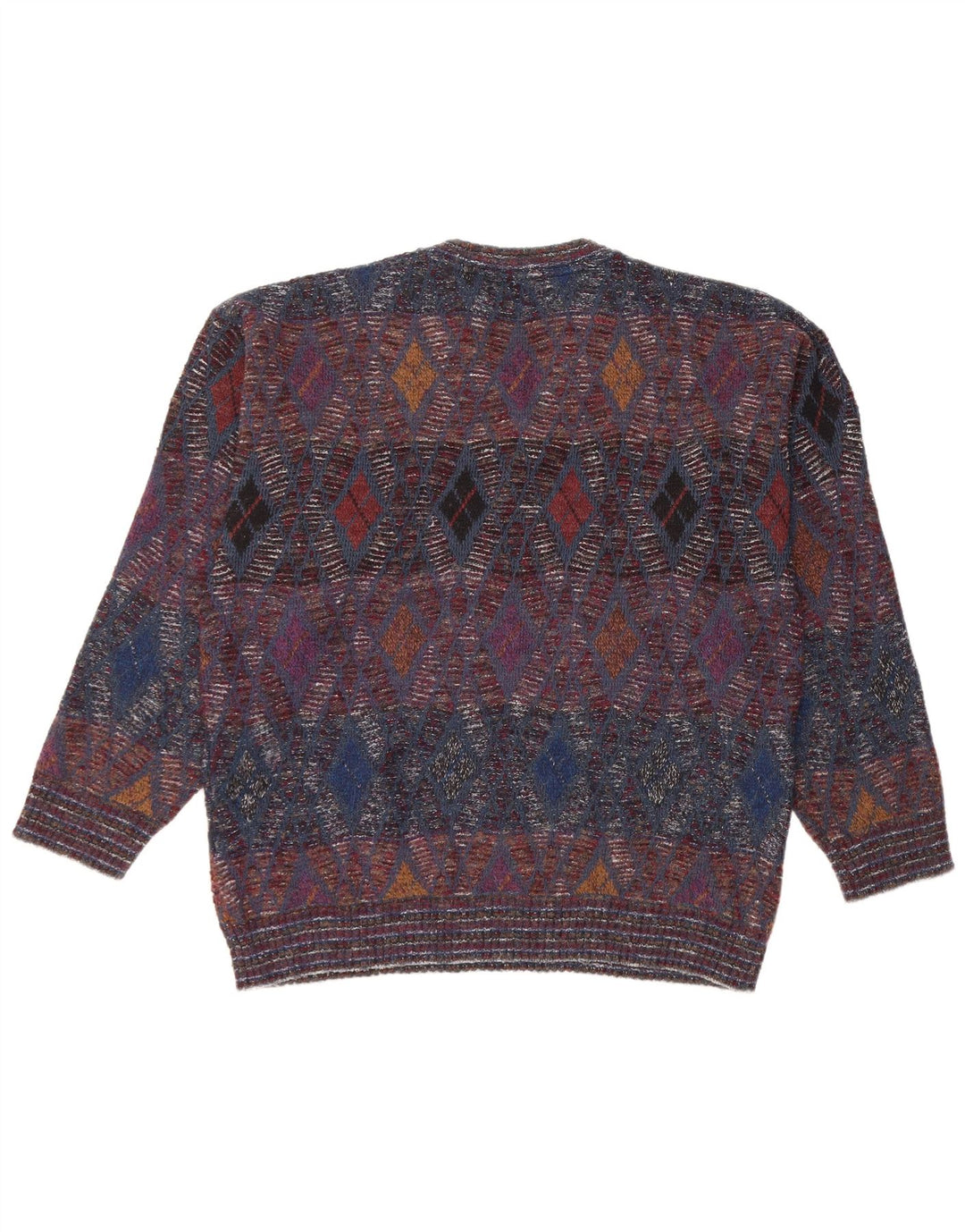 Tino Tinti Herren-Pullover mit V-Ausschnitt, Gr. 52, groß, mehrfarbig