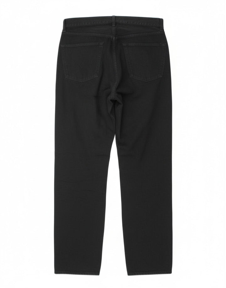 Replay Herren Tapered Jeans W32 L32 Schwarze Baumwolle