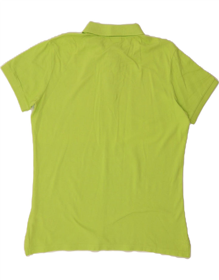 DIADORA Mens Polo Shirt Large Green Cotton Vintage Diadora and Second-Hand Diadora from Messina Hembry 