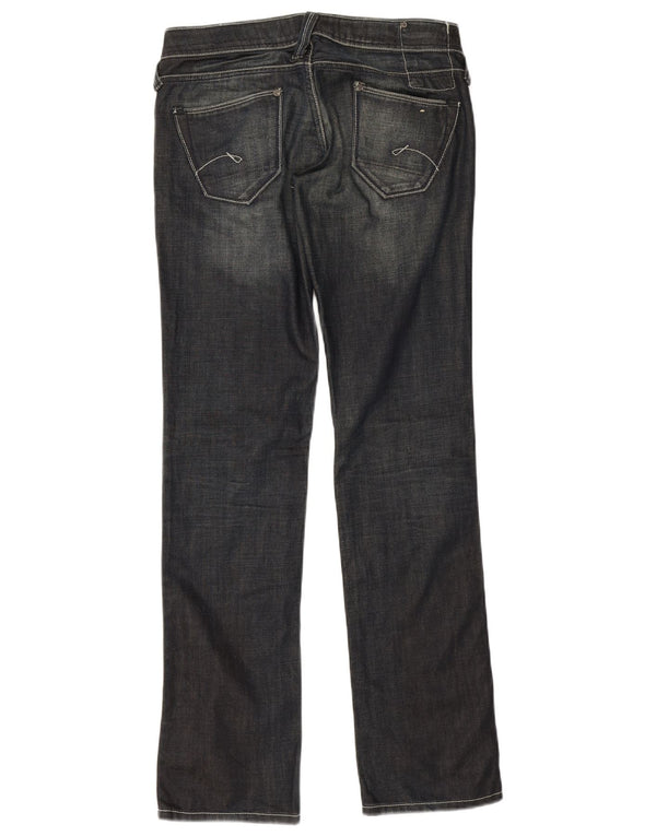 G-Star Damen Straight Jeans W28 L32 Marineblaue Baumwolle