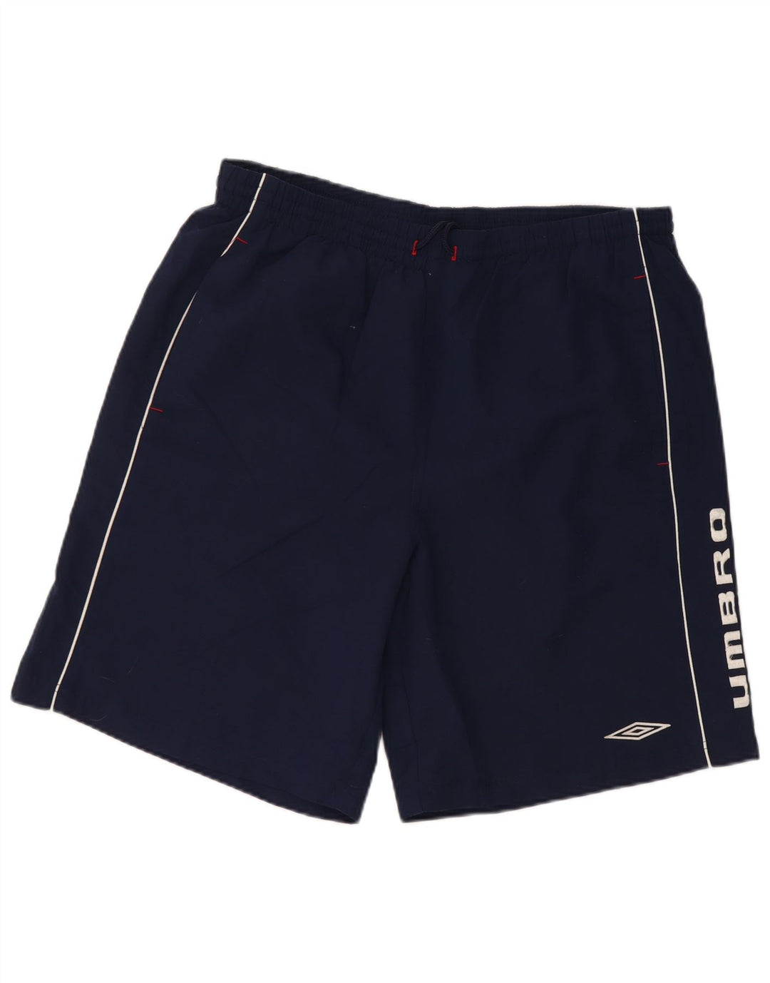 Umbro Herren-Sportshorts mit Grafik, groß, marineblaues Polyester