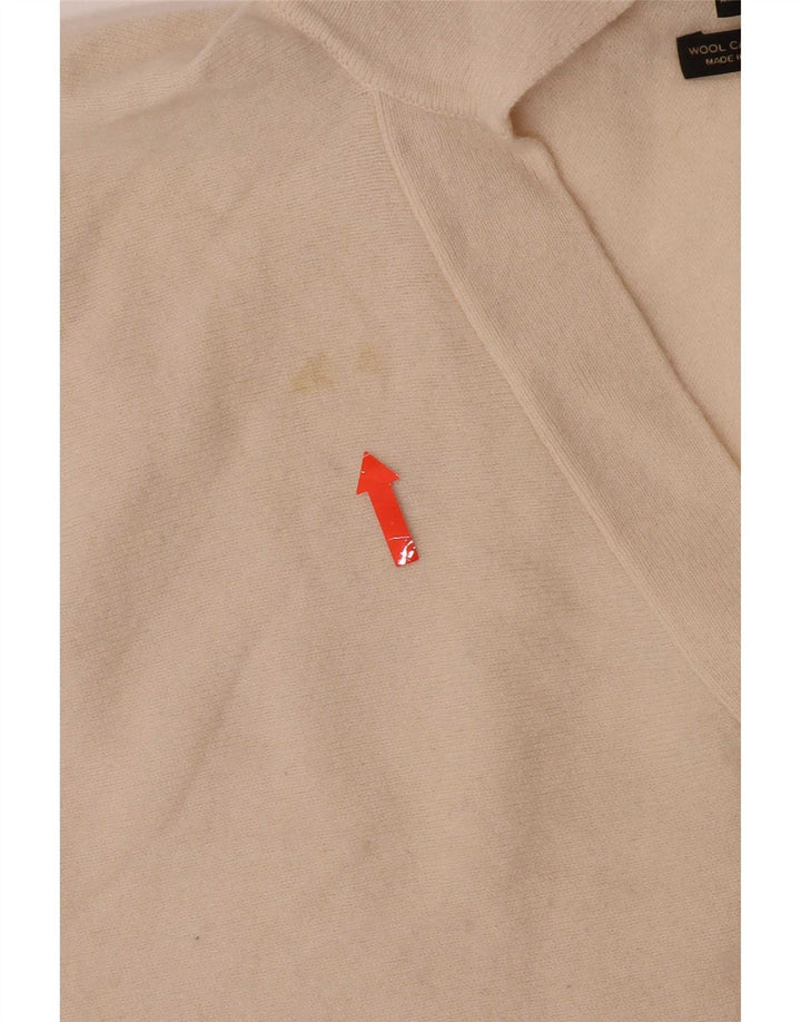 Massimo Dutti Damen-Pullover mit Rollkragen, Gr. 10, Größe S, gebrochenes Weiß
