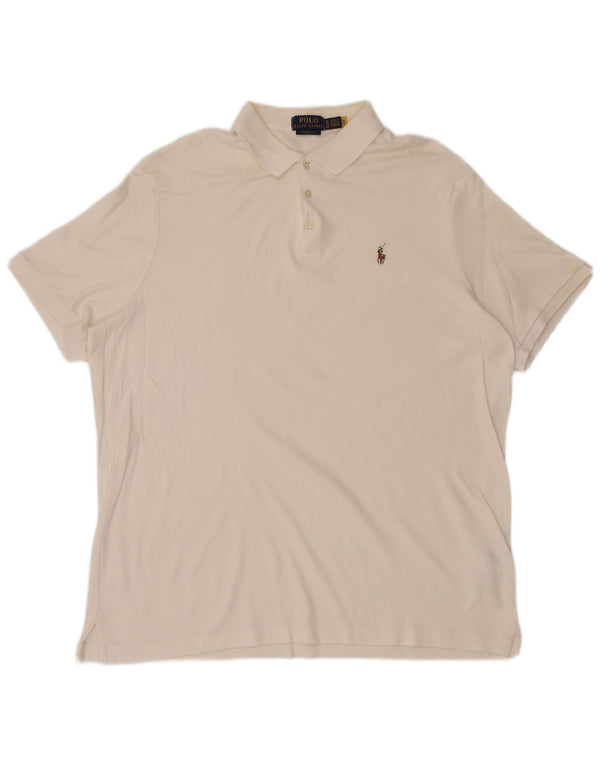 Polo Ralph Lauren Herren-Hemd mit klassischer Passform, XL, weiße Baumwolle