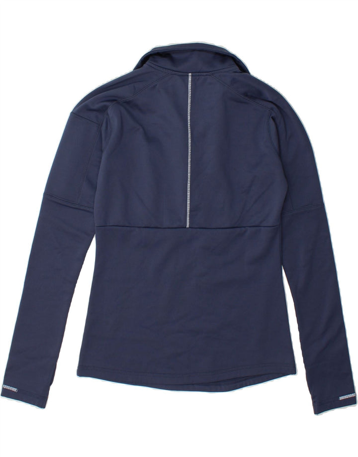 COLUMBIA Womens Omni-Wick Pullover Tracksuit Top UK 6 XS Navy Blue Vintage Columbia and Second-Hand Columbia from Messina Hembry 