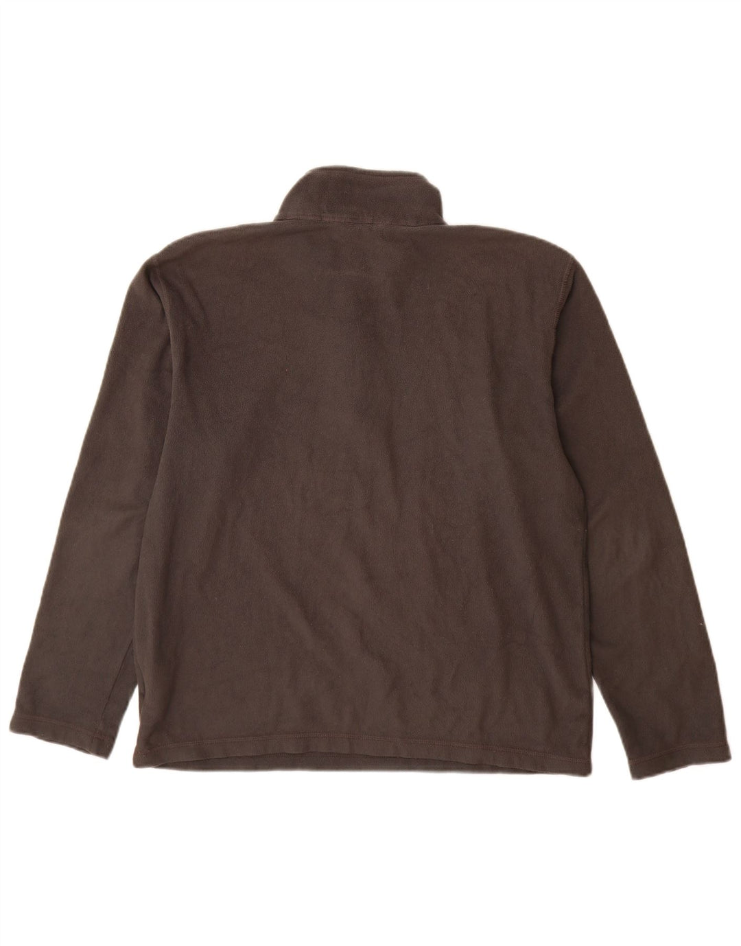 THE NORTH FACE Herren-Fleecepullover mit Reißverschluss am Hals, mittelgraues Polyester