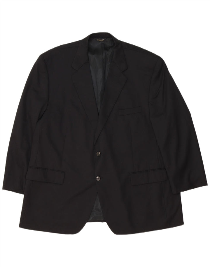 CHAPS Mens 2 Button Blazer Jacket UK 42 XL Black Wool