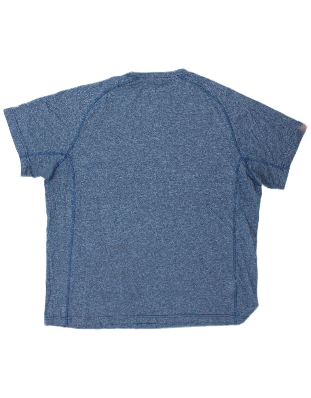 EDDIE BAUER Herren T-Shirt Top Large Blau meliert Polyester