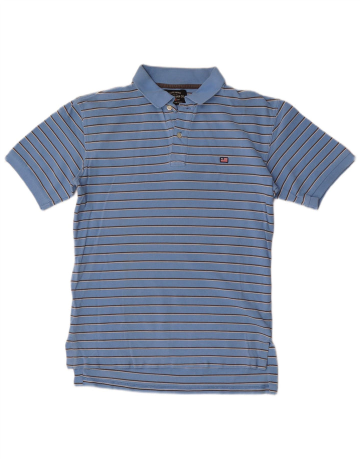 Ralph Lauren Herren-Poloshirt, klein, blau gestreift