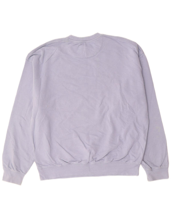 WRANGLER Herren-Sweatshirt mit lockerer Passform, Grafik, Größe S, Blau, Baumwolle