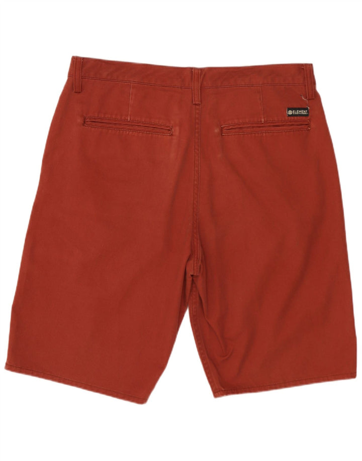 Element Herren Chinoshorts W32 Mittelbraunes Polyester