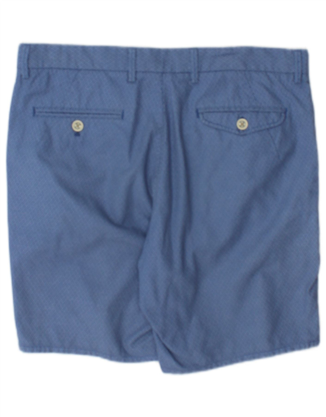 Massimo Dutti Herren Chinoshorts EU 40 Medium W31 Blaue Baumwolle
