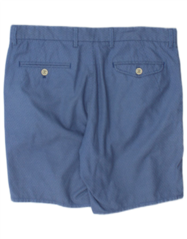 Massimo Dutti Herren Chinoshorts EU 40 Medium W31 Blaue Baumwolle