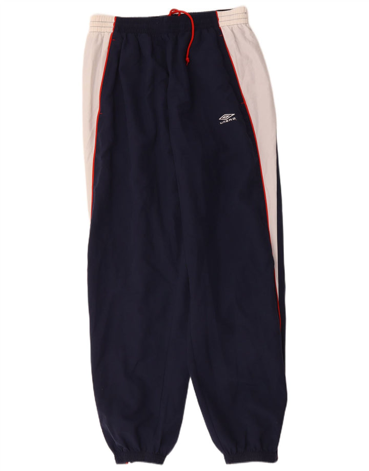 Umbro Herren-Trainingshose, Jogginghose, XL, Marineblau, Farbblock-Polyester