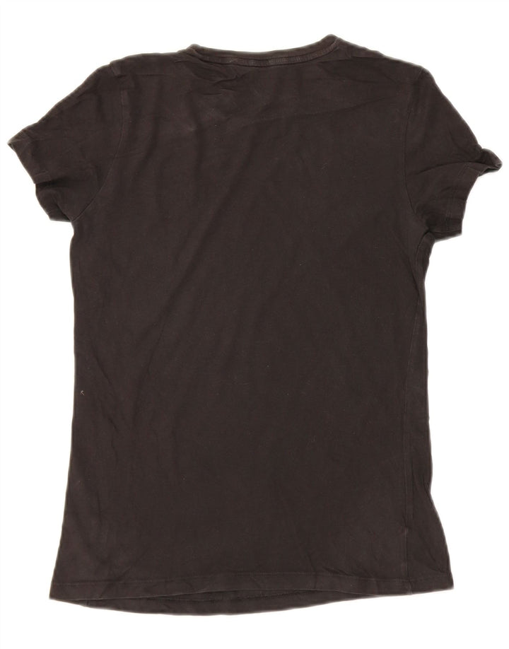 Puma Damen T-Shirt Top UK 10 Small Schwarz