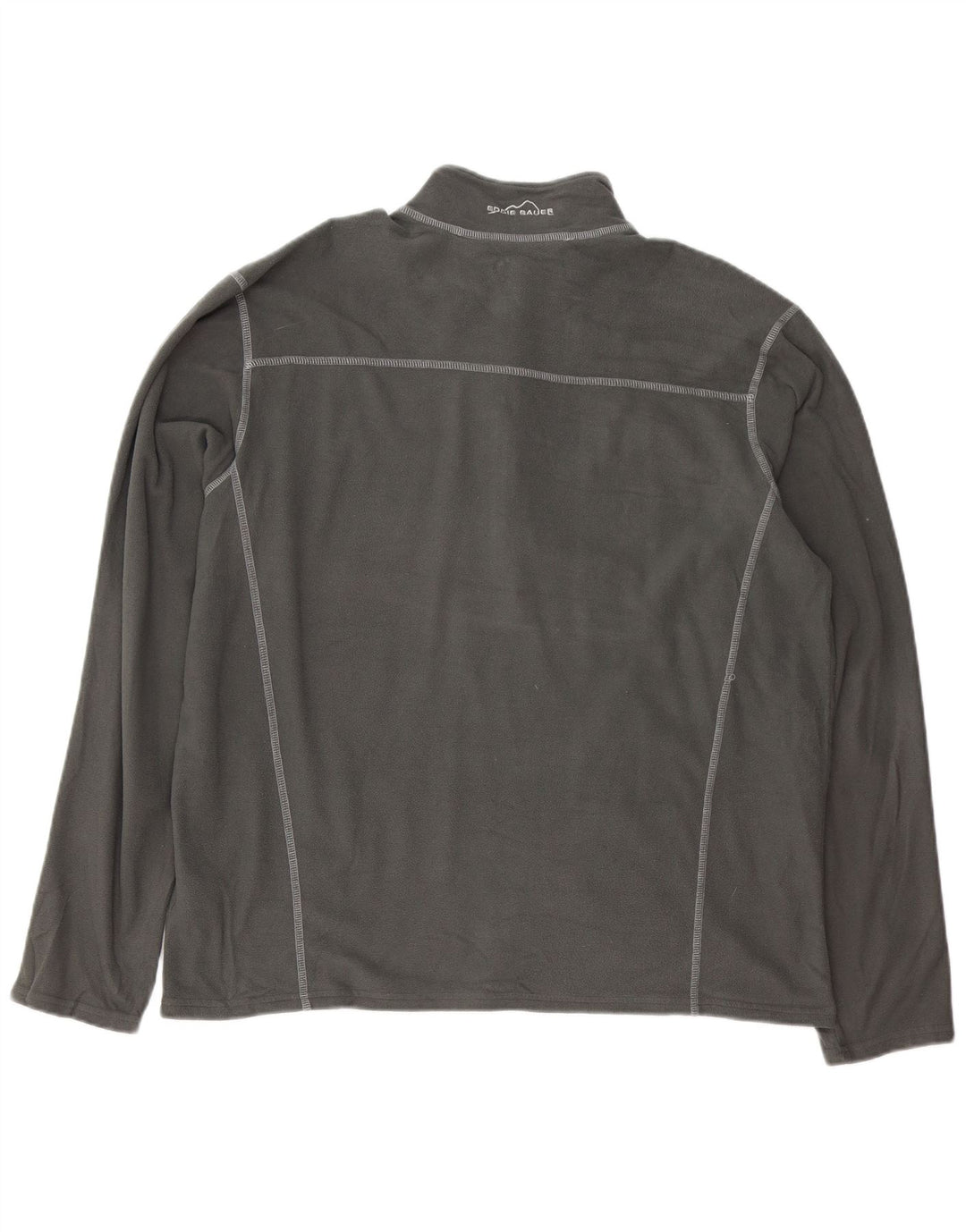 Eddie Bauer Herren-Fleecepullover mit Reißverschluss, XL, grau, Polyester