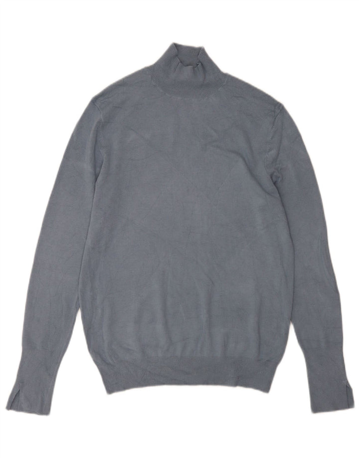 Zara Damen Rollkragenpullover, Pullover, Gr. 18, XL, Blau