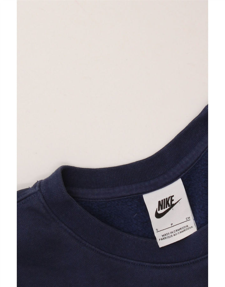 NIKE Herren Sweatshirt Pullover Small Marineblau