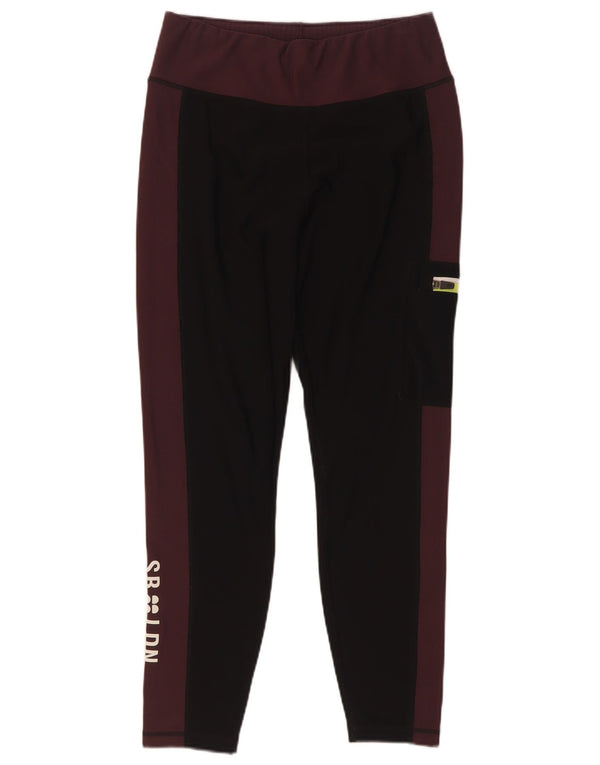 Sweaty Betty Damen-Leggings mit Grafik, UK 12, Mittelschwarz, Farbblock