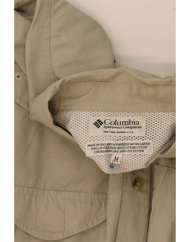 Columbia Herrenhemd aus mittlerer Khaki-Baumwolle