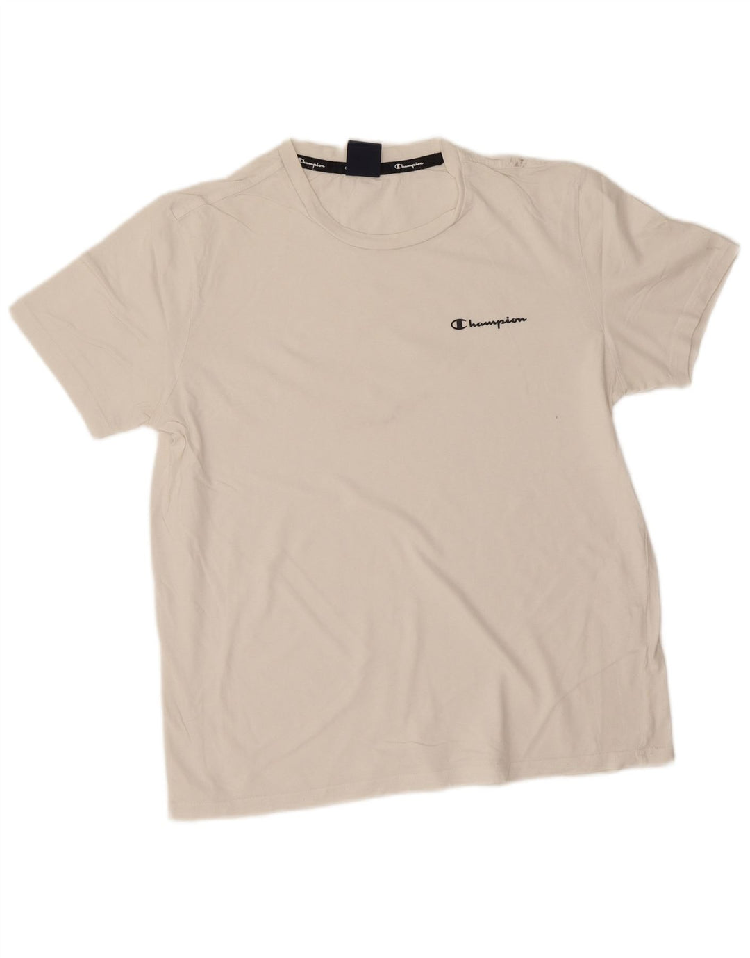 Champion Herren T-Shirt Top aus mittelweißer Baumwolle