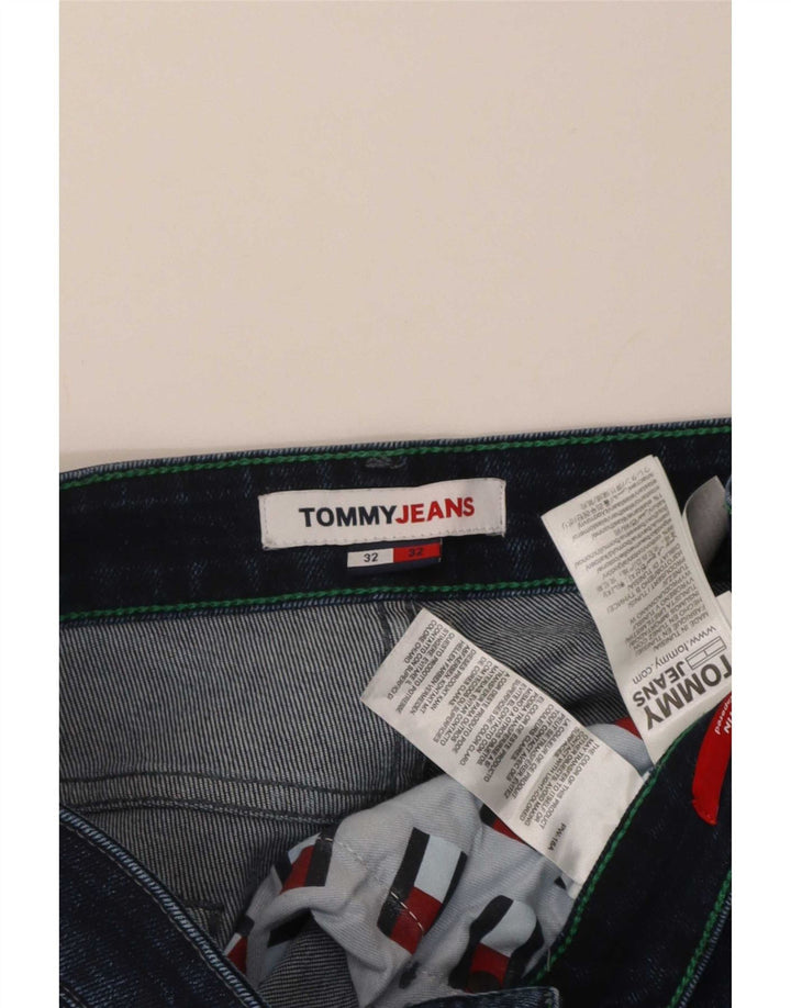 Tommy Hilfiger Herren Slim Jeans W32 L32 Blaue Baumwolle
