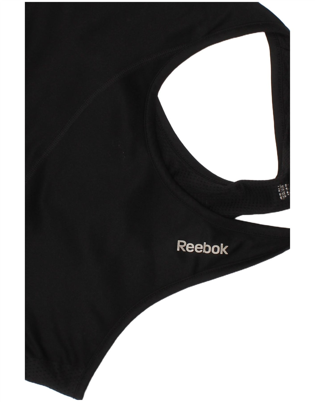 Reebok Damen Sport-BH-Oberteil, groß, Schwarz, Sport