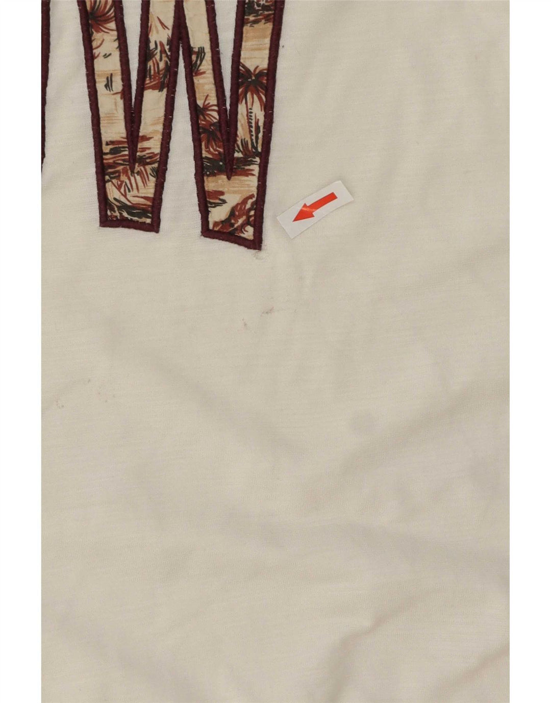 Benetton Herren-T-Shirt mit Grafik, mittelweiße Baumwolle