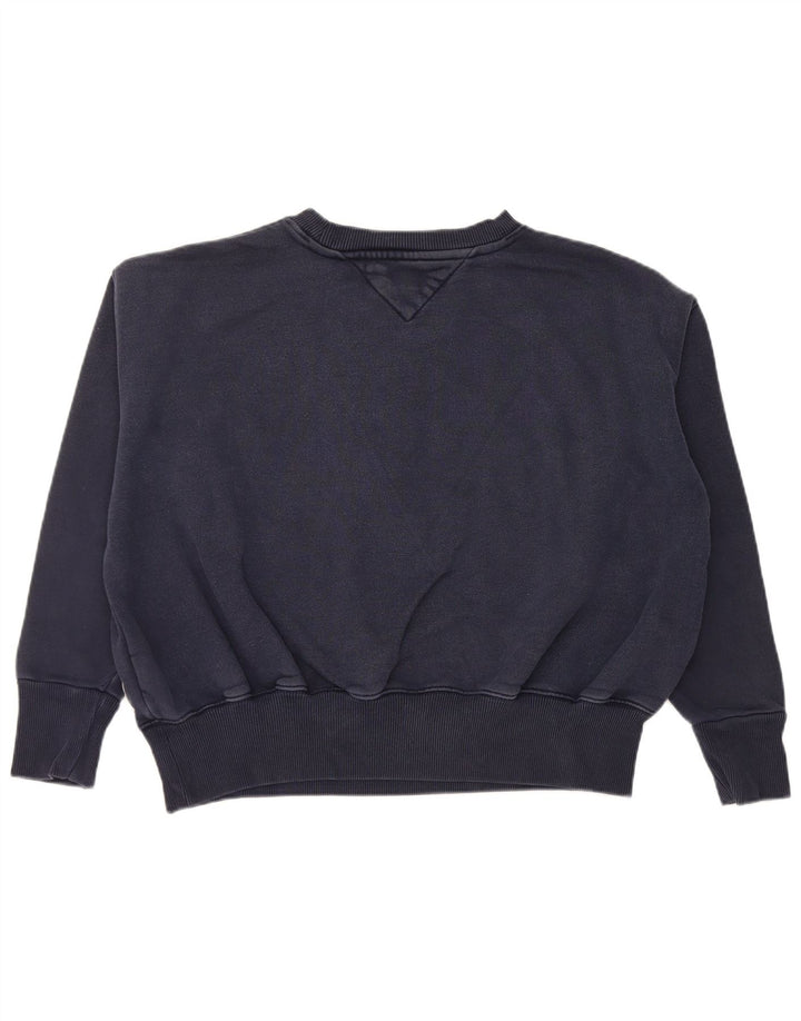 Tommy Hilfiger Damen-Sweatshirt mit Grafik, Gr. 14, mittleres Marineblau