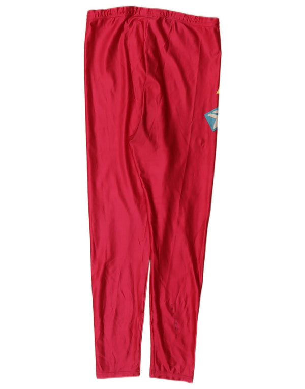 Asics Grafik-Leggings für Mädchen, 13–14 Jahre, groß, rosa, Polyester