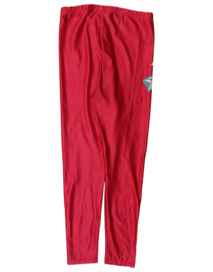 Asics Grafik-Leggings für Mädchen, 13–14 Jahre, groß, rosa, Polyester
